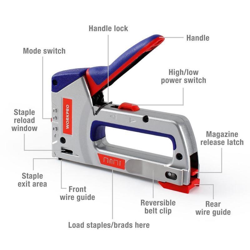 4 IN 1 Heavy Duty Staple Gun f - đánh giá và giá Stapler Heavy Duty